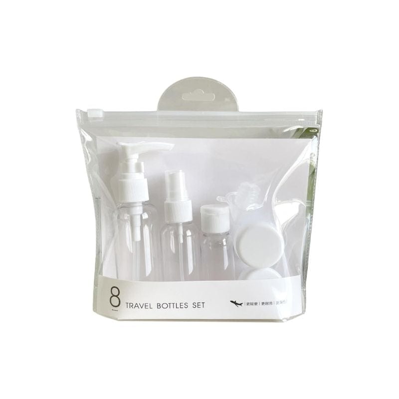 Blanche Kit De Voyage Flacons Vides Univers du Voyage