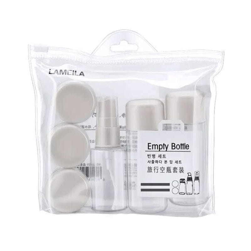 Gris Kit De Voyage Flacons Vides Univers du Voyage