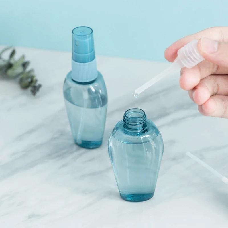Bleu Kit Flacons De Voyage Pour Avion Univers du Voyage
