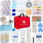 Rouge / 330 Pièces Kit Premier Secours Voyage Univers du Voyage