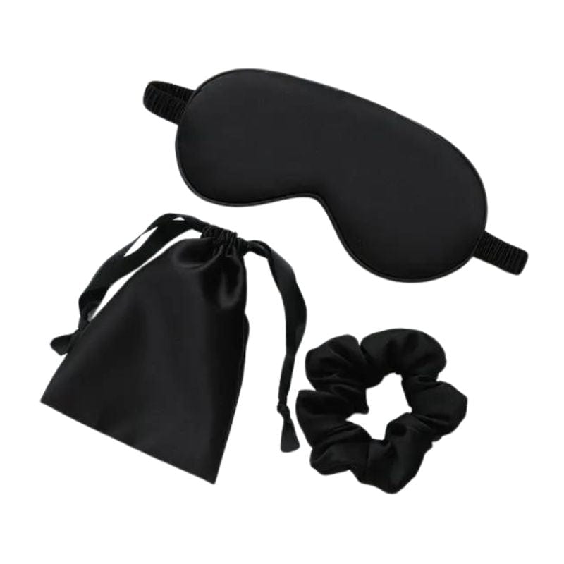 Noir Trois Pièces Masque De Nuit Luxe Univers du Voyage