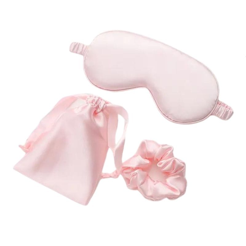 Rose Clair Trois Pièces Masque De Nuit Luxe Univers du Voyage