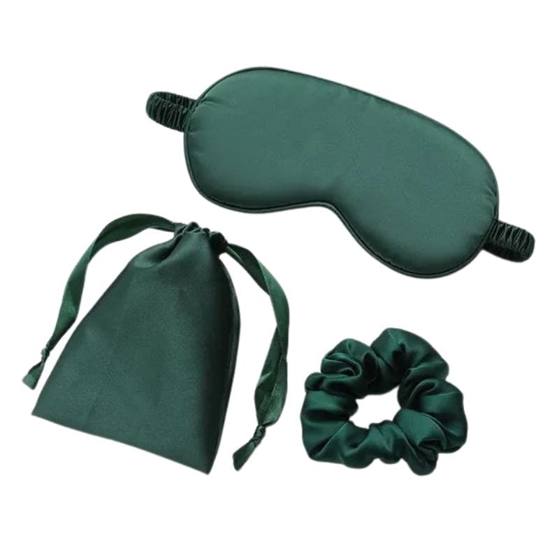 Vert Trois Pièces Masque De Nuit Luxe Univers du Voyage