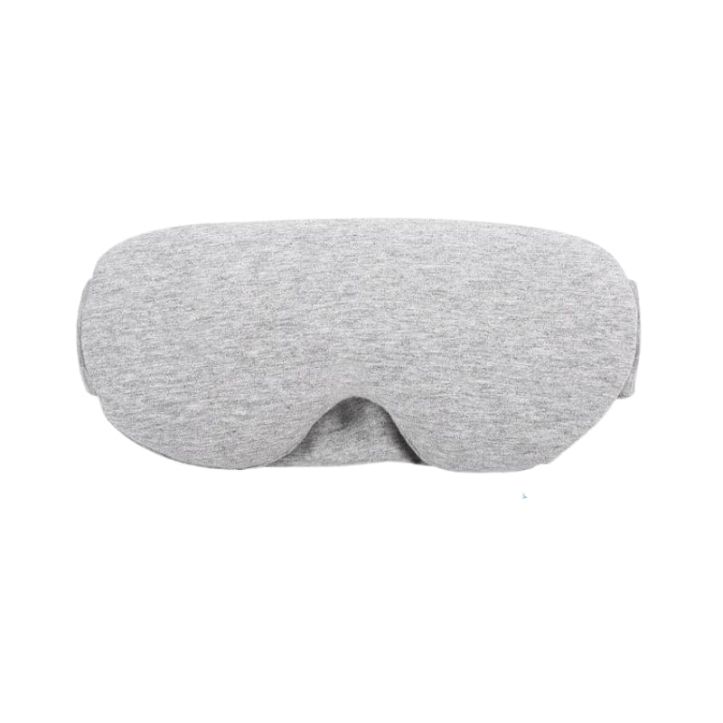 Gris Clair Masque De Sommeil Coton Univers du Voyage