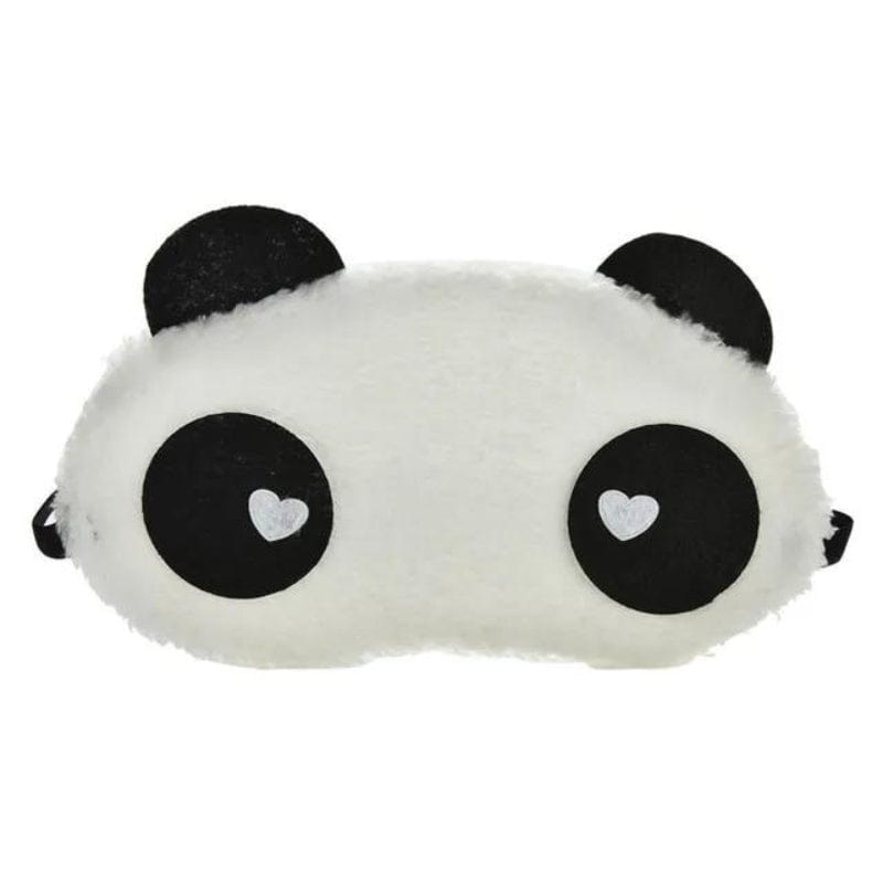 Blanc à motifs Cœur Blanc Masque De Sommeil Enfant Univers du Voyage