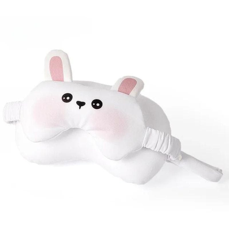 Blanc Masque De Voyage Oreiller Univers du Voyage