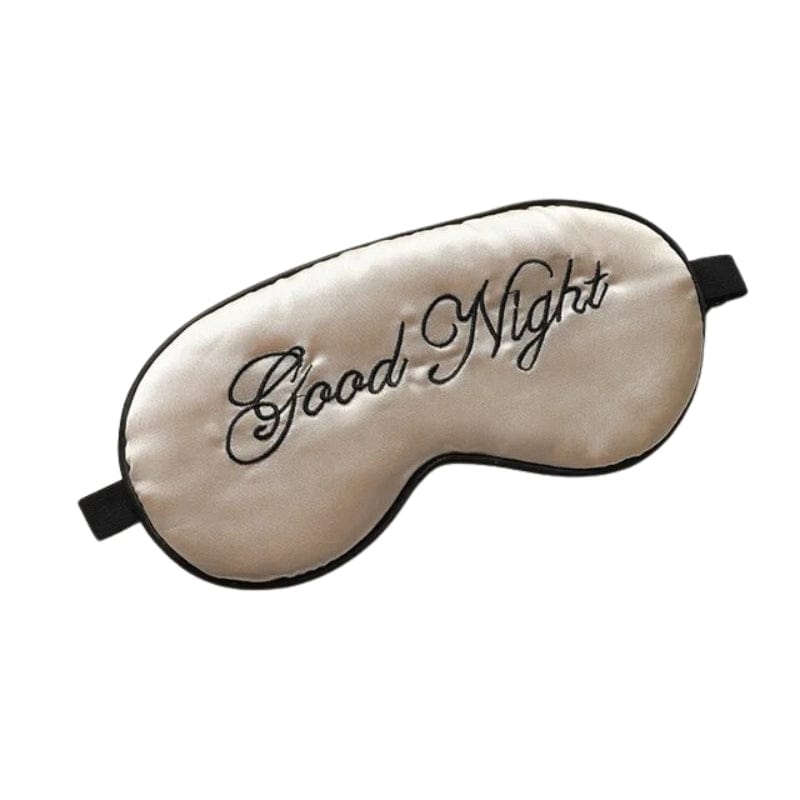 Beige Masque Yeux Nuit Univers du Voyage