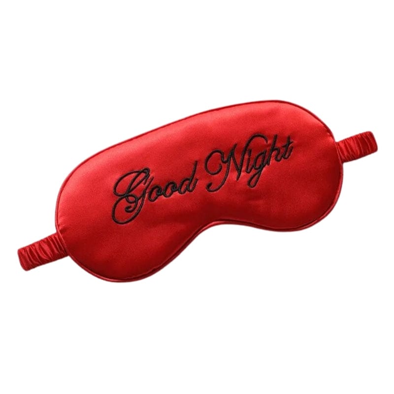 Rouge Masque Yeux Nuit Univers du Voyage