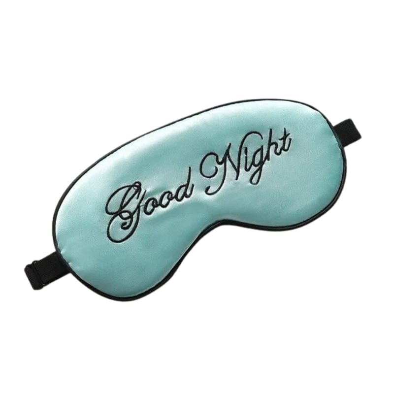 Vert Clair Masque Yeux Nuit Univers du Voyage