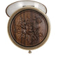 Marron Foncé / Modèle 3 Miroir De Poche Décoratif Bois Univers du Voyage