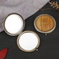 Miroir De Poche Décoratif Bois Univers du Voyage