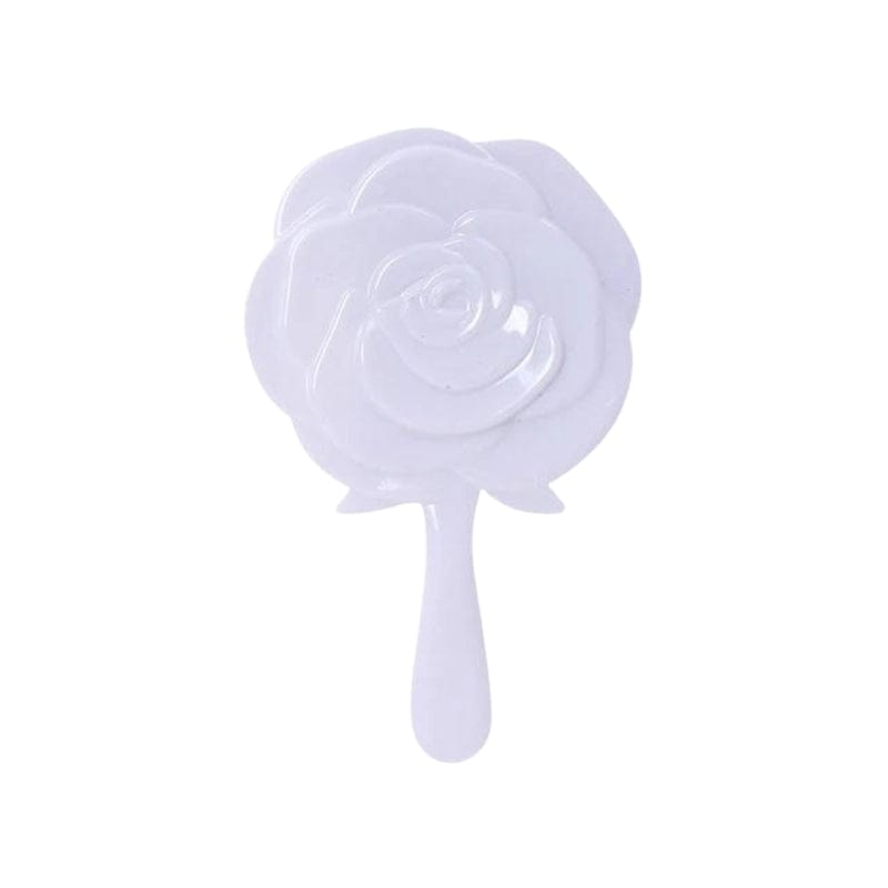 Blanc Miroir De Poche En Forme De Rose Univers du Voyage