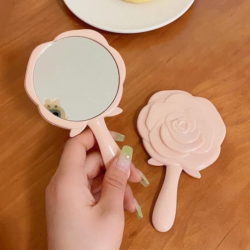 Miroir De Poche En Forme De Rose Univers du Voyage