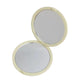 Beige / Pliante Miroir De Poche Maquillage Univers du Voyage