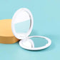 Blanc / Pliante Miroir De Poche Maquillage Univers du Voyage