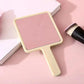 Jaune / Carré avec Manche Miroir De Poche Maquillage Univers du Voyage