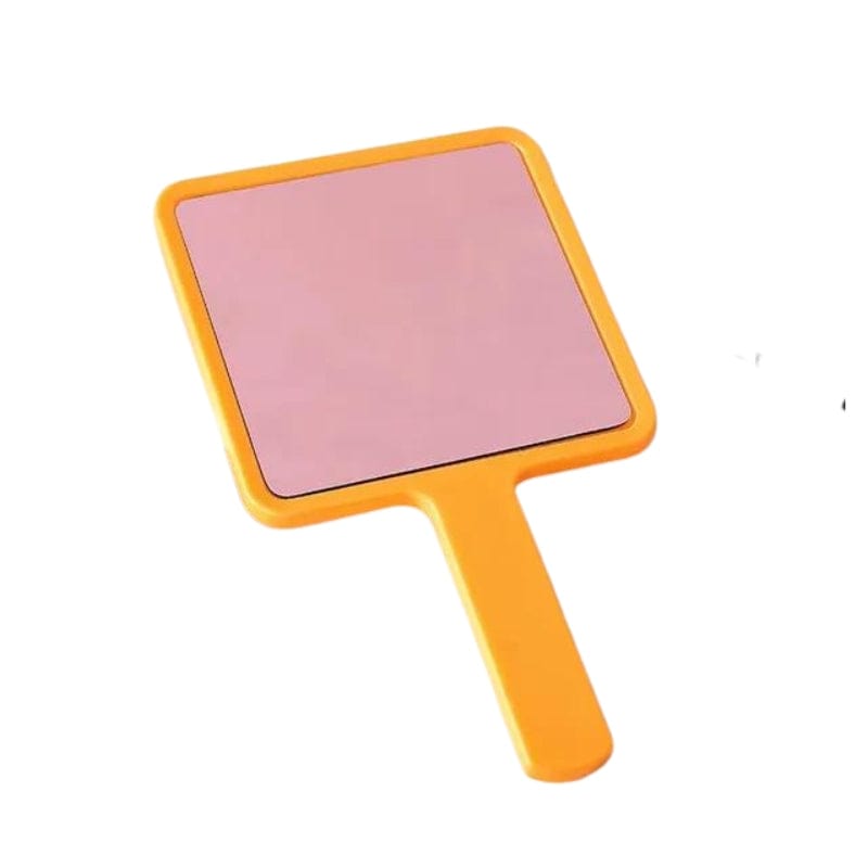 Orange / Carré avec Manche Miroir De Poche Maquillage Univers du Voyage