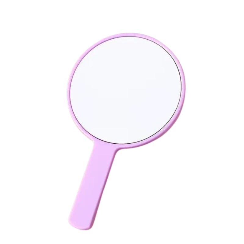 Violet / Rond avec Manche Miroir De Poche Maquillage Univers du Voyage