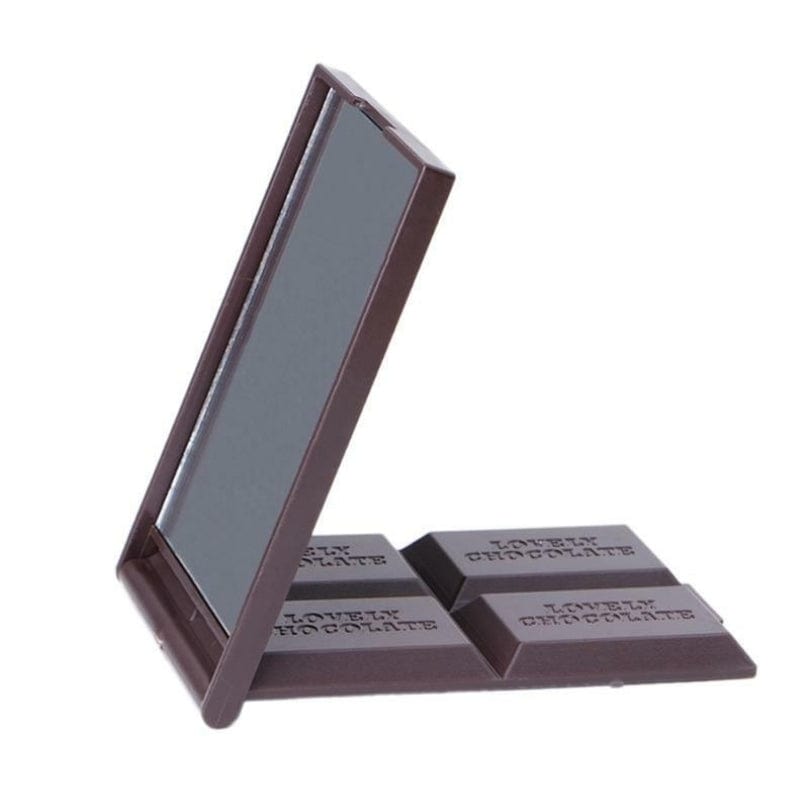 Marron Foncé Miroir De Poche Pliable Univers du Voyage