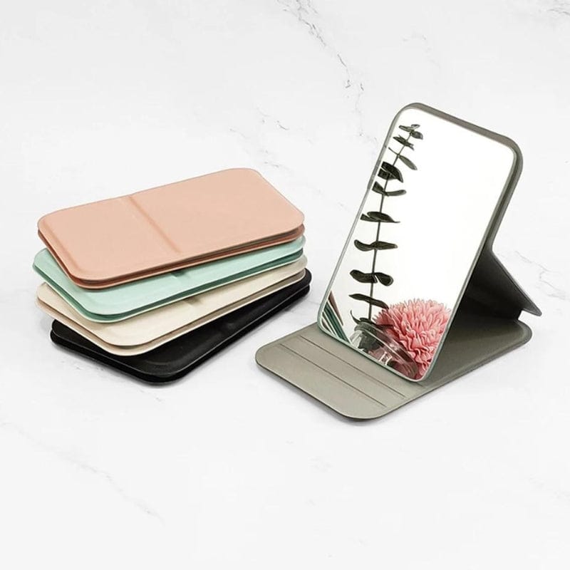 Miroir De Poche Rectangulaire Maquillage Univers du Voyage