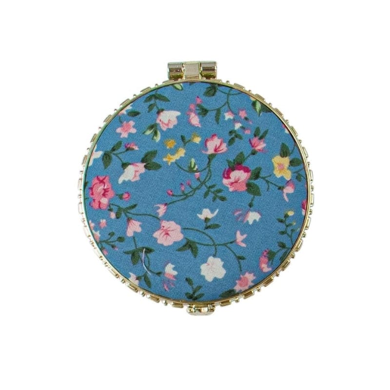 Bleu Miroir De Poche Tissu Univers du Voyage