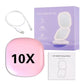 Rose Carré Double Lampe (x10) Miroir Grossissant De Poche Avec Led Univers du Voyage
