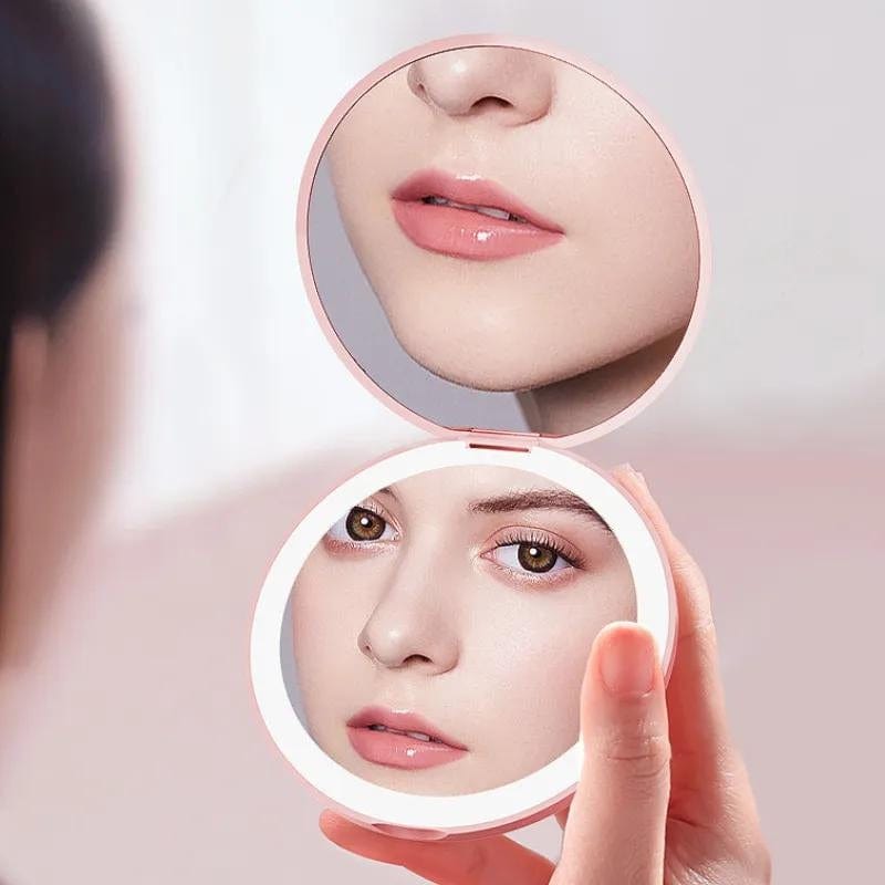 Miroir Led De Poche Univers du Voyage