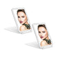Blanc / 2 Pièces Miroir Led Portable Univers du Voyage