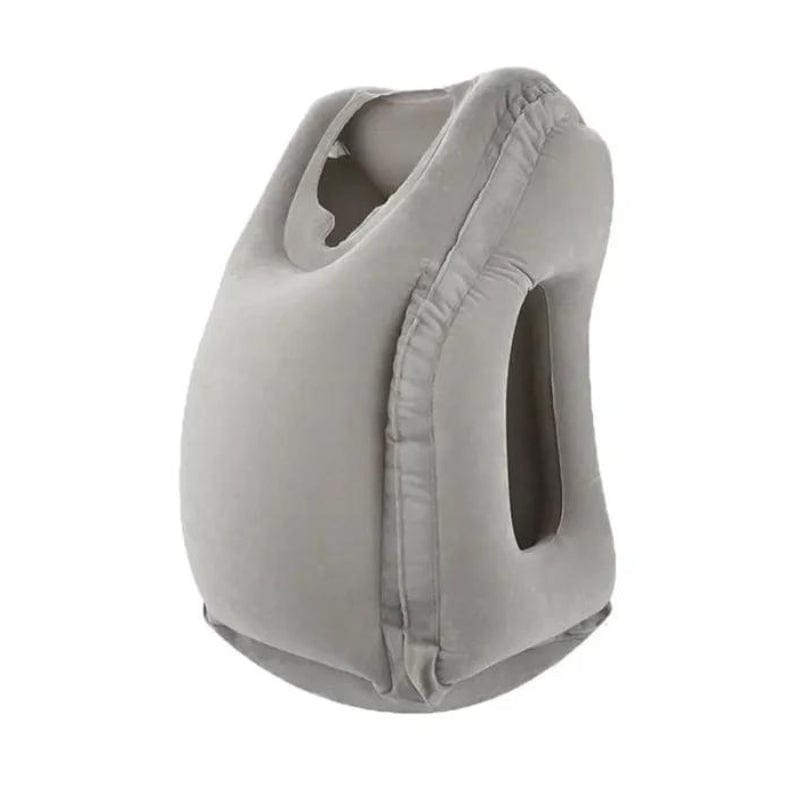 Gris Oreiller Gonflable Pour Avion Univers du Voyage