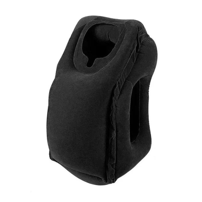 Noir Oreiller Gonflable Pour Avion Univers du Voyage