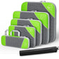 Vert / Six Pièces Organisateur De Valise Compressible Univers du Voyage