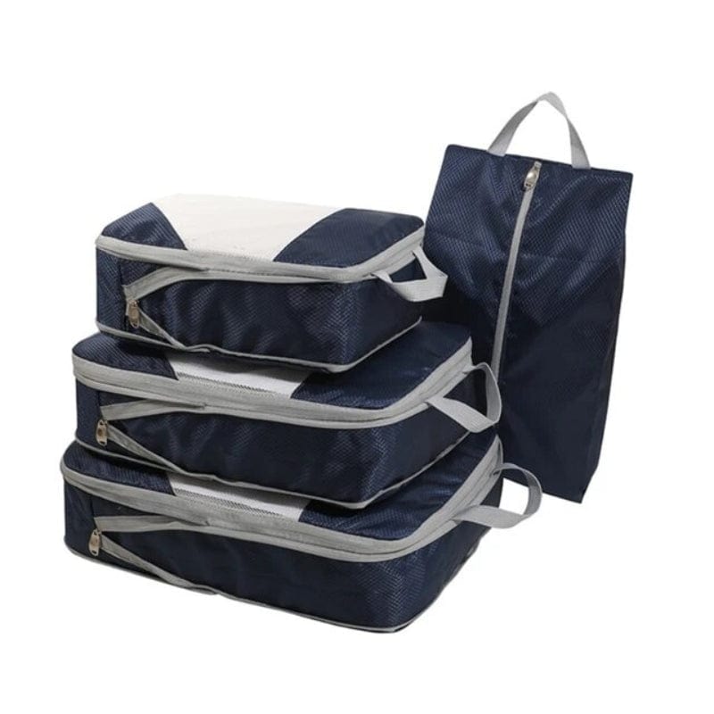 Bleu Organisateur Valise Cabine Univers du Voyage