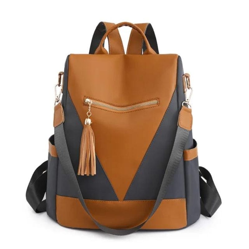 Orange et gris Petit Sac à Dos Voyage Femme Univers du Voyage
