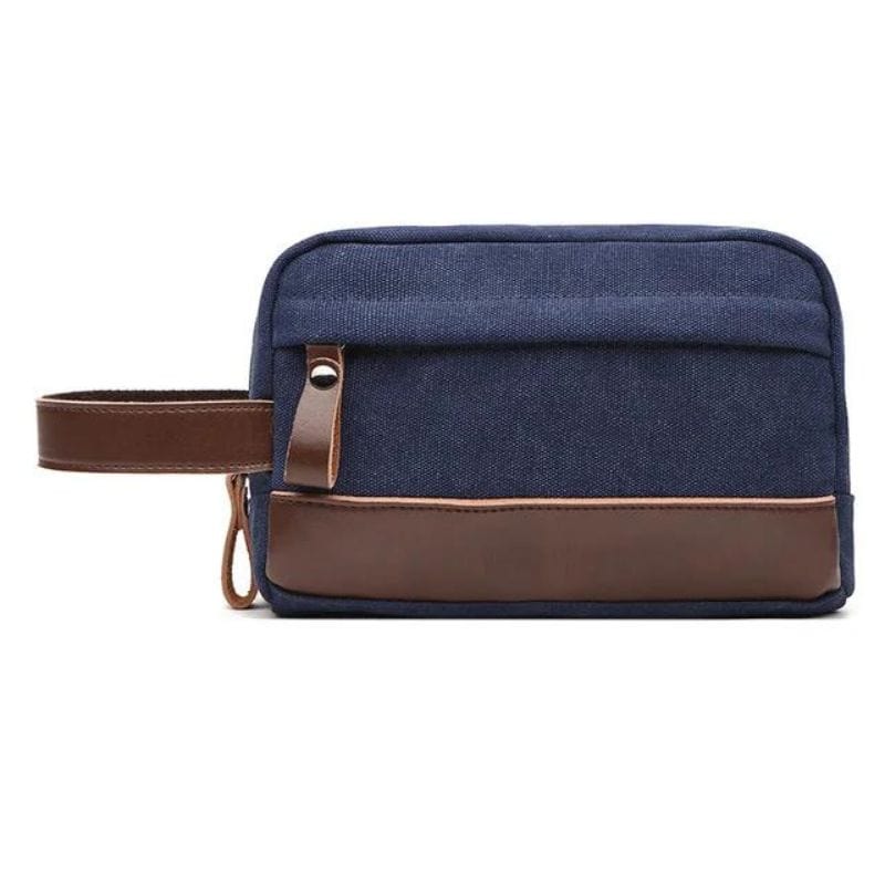 Bleu Petite Trousse de Toilette Homme Univers du Voyage
