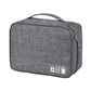 Gris / Compartiment Unique Pochette De Rangement De Cable Pour Voyager Univers du Voyage