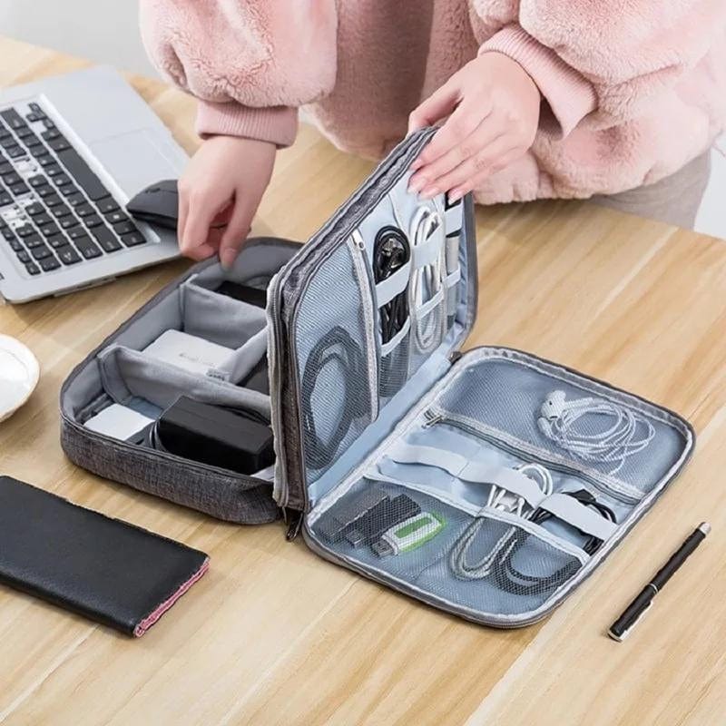 Pochette De Rangement De Cable Pour Voyager Univers du Voyage