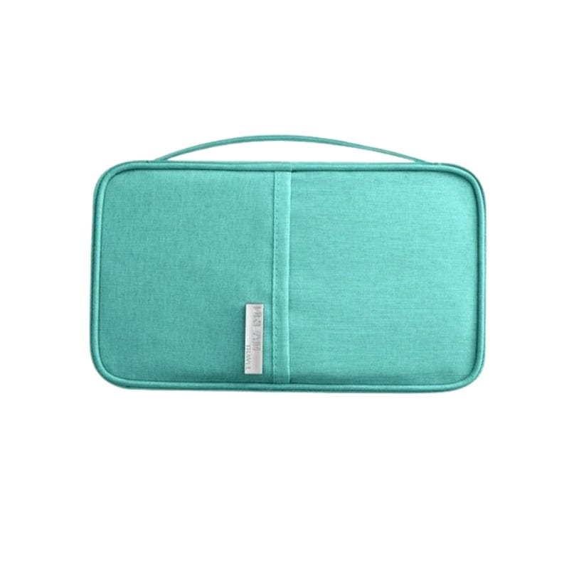 Bleu Ciel / S Pochette Porte Document Voyage Univers du Voyage