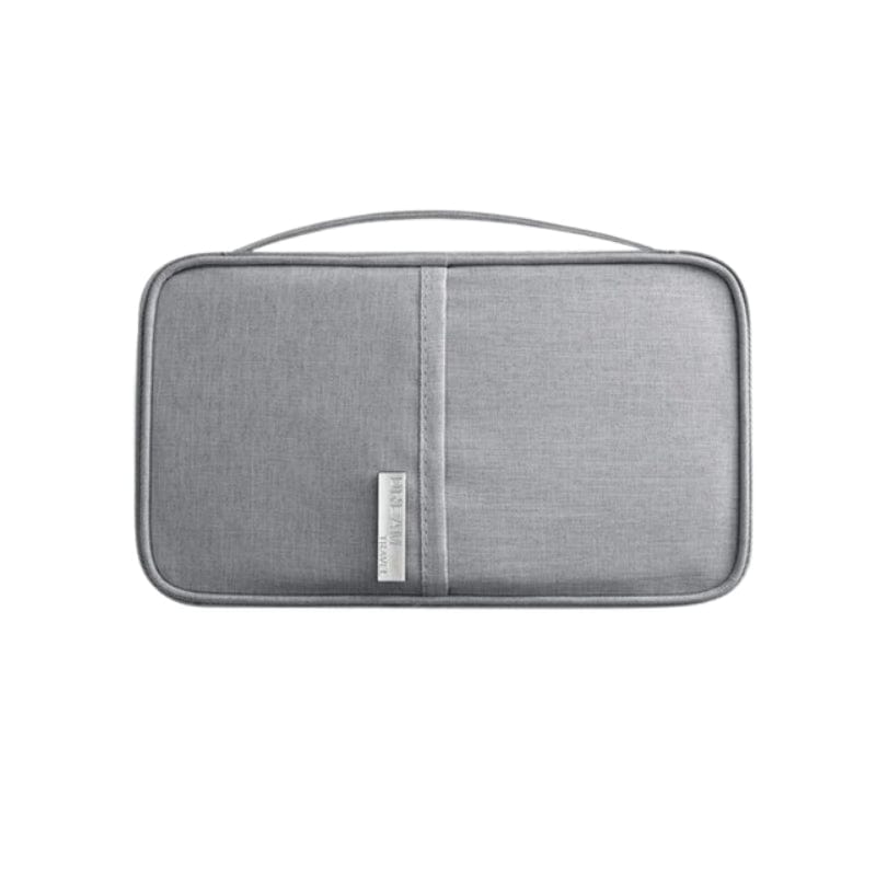 Gris / S Pochette Porte Document Voyage Univers du Voyage
