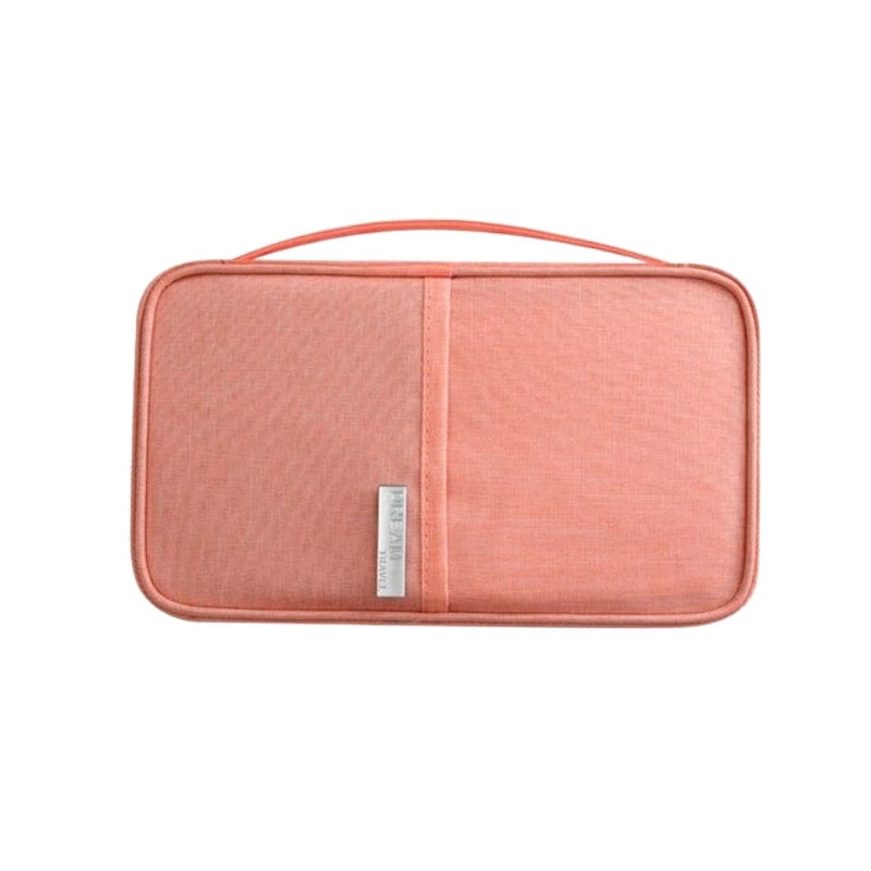 Rose / S Pochette Porte Document Voyage Univers du Voyage