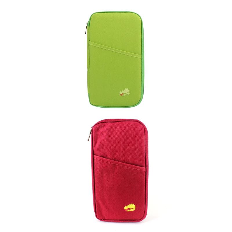 Duo Rouge et Vert Pochette Portefeuille Sécurité Voyage Univers du Voyage