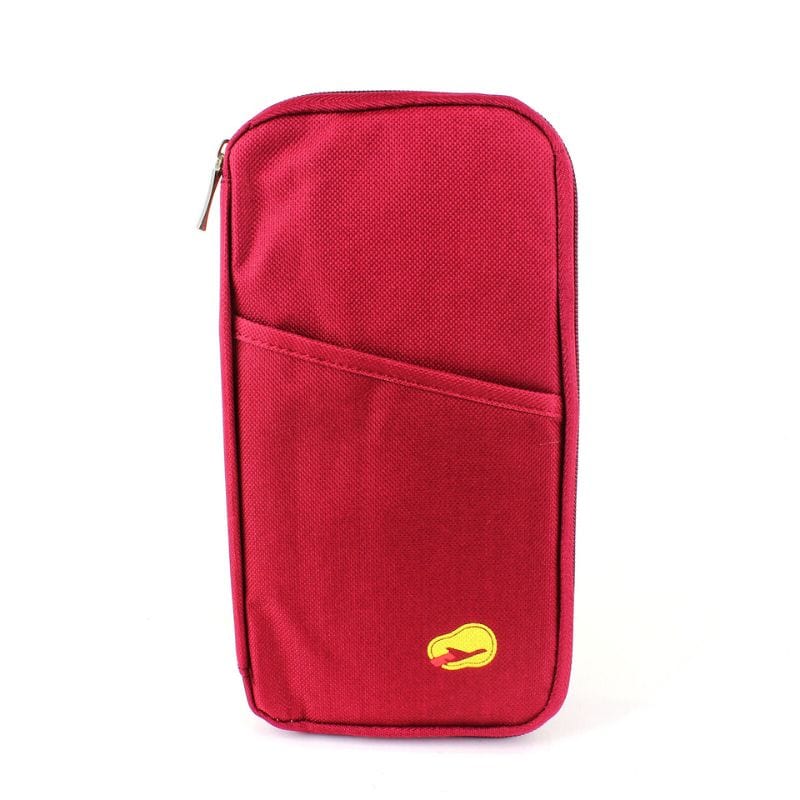 Rouge Pochette Portefeuille Sécurité Voyage Univers du Voyage