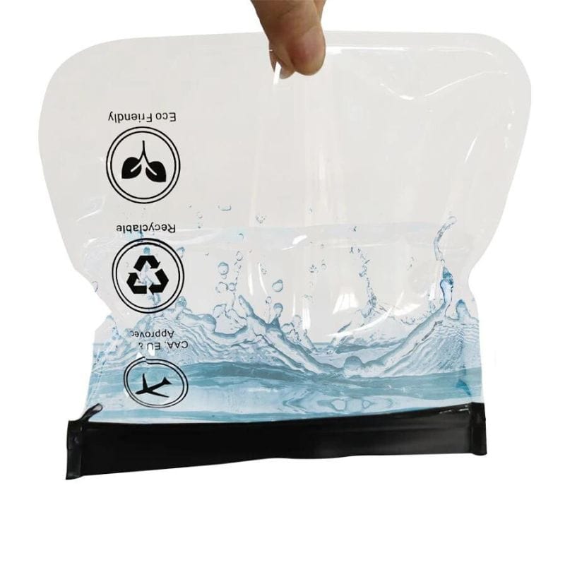 Noir Pochette Transparente Avion Univers du Voyage