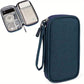 Bleu / Format Standard Pochette Voyage Pour Câbles & Chargeurs Univers du Voyage
