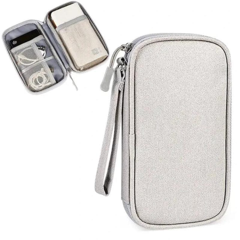 Gris / Format Standard Pochette Voyage Pour Câbles & Chargeurs Univers du Voyage