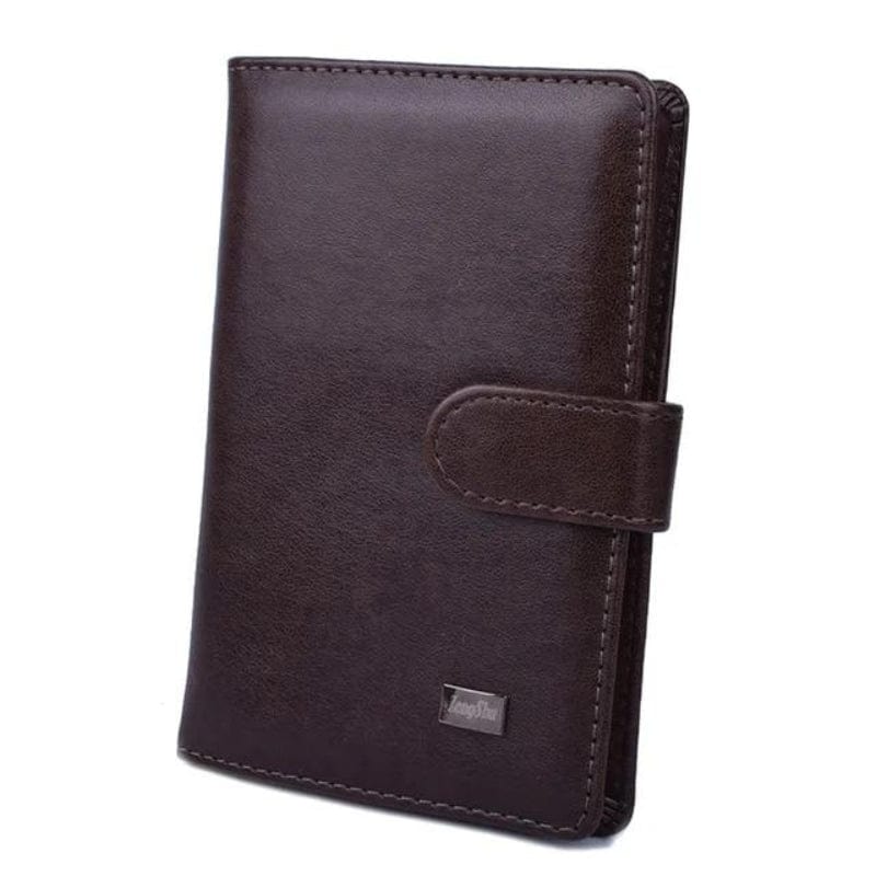 Marron Foncé Porte Document De Voyage en Simili pour Homme Univers du Voyage