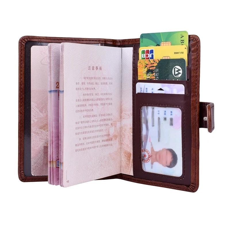Porte Document De Voyage en Simili pour Homme Univers du Voyage