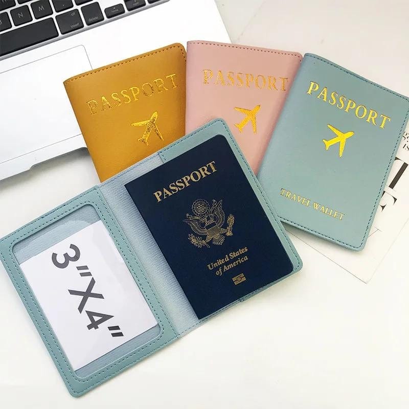 Porte Document de Voyage en Simili Univers du Voyage