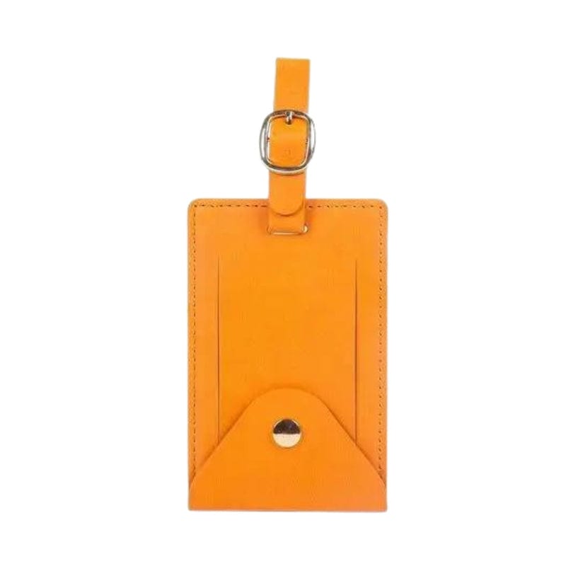 Orange Porte Étiquette Pour Valise Univers du Voyage