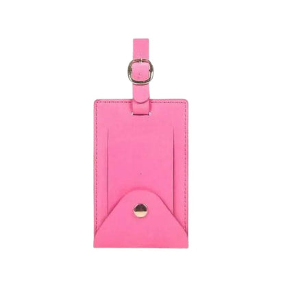 Rose Porte Étiquette Pour Valise Univers du Voyage