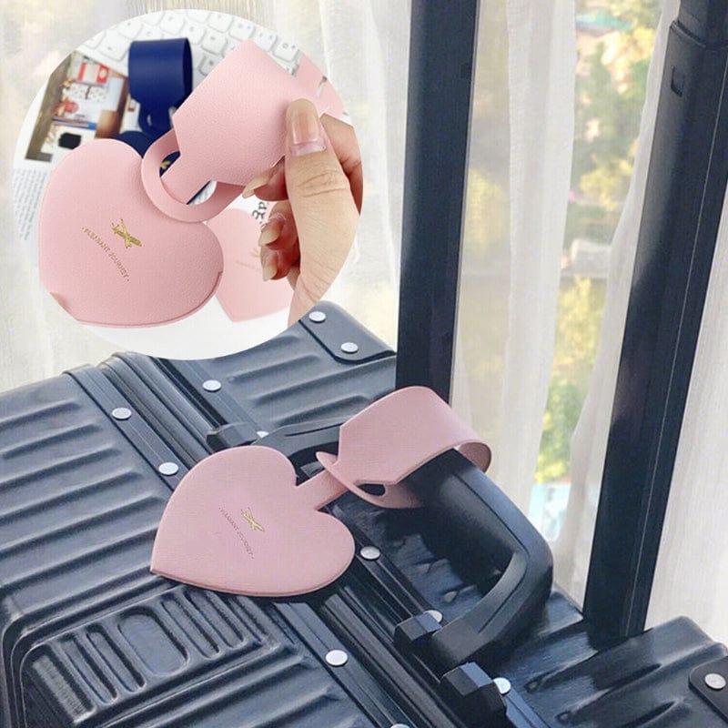 Porte Étiquette Valise en Simili Univers du Voyage